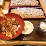そば道 東京蕎麦style - 海老天丼とそばのセット（冷＋細麺）