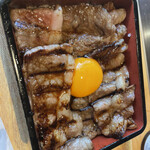 肉丼本舗 - 国産牛A5サーロイン焼きしゃぶ重