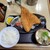 動坂食堂 - 料理写真:ジャンボアジフライ定食＋とん汁変更