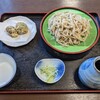 純手打うどんそばしみず  - もりそば、しいたけ天