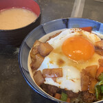 Youshoku Koharuken - 小春軒特製カツ丼（しじみ汁付き）[1,300円]