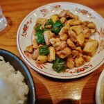 Teppei Shokudou - 鶏のカラシ炒め