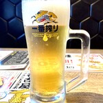Fuji Ichiban Ramen - 生ビール（特別価格190円）