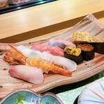 榮樂寿司 - 料理写真:握り(特選にぎり御前)
