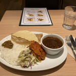 デリー - タンドーリチキンランチ