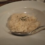 osteria SANZOKU - ワイン蒸しの出汁でリゾット