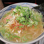 ゆきみ家 - ねぎらーめん(塩) 680円。 ネギなしの普通の塩らーめんは580円です。