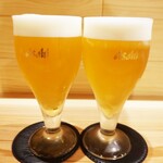 喰間 - アサヒマルエフ生ビール