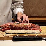 銀座 しのはら - 鮪太巻き