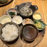 KABARIN - ハンバーグ定食（山わさび）　1280円