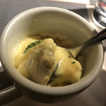 銀座楸 - ポルチーニと牡蠣の洋風茶碗蒸し