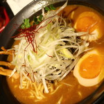 麺酒房 龍安 - カレーらーめん（大盛）