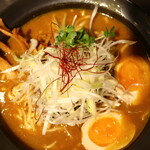 麺酒房 龍安 - カレーらーめん（大盛）