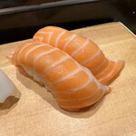 がってん寿司旬亭 - 生キングサーモン