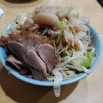 ラーメン二郎 - 小ラーメン　ニンニクアブラカラメ　¥850 プチとは違うのだよプチとは!!!