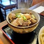 藤店うどん - 肉汁