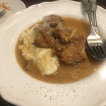 カフェ アンド カンティーヌ ノートル - 鳥のロースト、リゾット添え