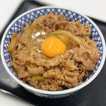 吉野家 - 料理写真:牛丼 超特盛白米少な目 + 玉子☆