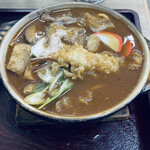 中根うどん - 天麩羅味噌煮込みうどん1000円