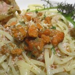 リストランテ　パニエ - セイコガニのオイルソースリングイネ