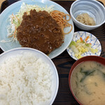 味処 いちむら - メンチカツ定食