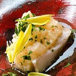 美会 - 聖護院蕪のおろしとマナオの酸味が合う