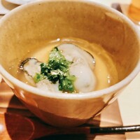 焼鳥 ひら野 - 牡蠣の茶わん蒸し