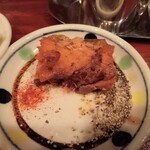 缶詰バー　キンコンカン - 焼き鯖アヒージョ取り分け