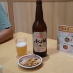 青木屋 - ビール (大瓶)  650円