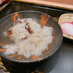 焼き鳥 幸羽 - 鶏飯スープ掛け