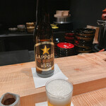 焼き鳥 幸羽 - まずはビールスタート