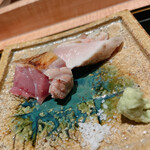 焼き鳥 幸羽 - ももとむね食べ比べ