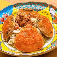 美会 - 今夜のスペシャリテ。香箱と東京Xの春雨土瓶蒸しです