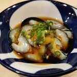 出羽鮨 - ナマコ酢。