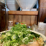 中華蕎麦 春馬 - 九条ねぎシャキシャキ