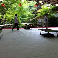 ひろ文 - 季節先取りで川床は貸切に近い状態でした。