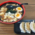 Resutoran Ootemon - トーフラーメン＋餃子(３個)