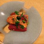 焼鳥 みずき - レバーやハツの刺し