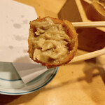 焼鳥 みずき - クリームコロッケ断面