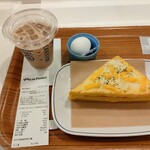 ヴィ・ド・フランス - クロック・ムッシュセット500円にしました。カフェオレは＋30円。