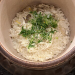 赤坂 菊乃井 - 昼懐石１５７３０円。河豚御飯。旨味が御飯全体に広がり、とーっても美味しく、とーってもたくさんいただきました（╹◡╹）（╹◡╹）