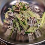 韓国 屋台式居酒屋 クニャンポチャ - センマイ刺し