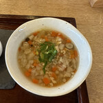 Teuchisoba Iyo Okina - プチプチとしたそば米入りの優しいお味のそばがゆ
