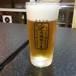 天鴻餃子房 - 生ビール：490円