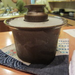 日本料理 たかむら - 日本酒　氷で冷やされてます