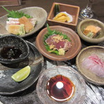 天ぷら　酒菜　醍醐 - お刺身や珍味　行者にんにくしょうゆが合います★