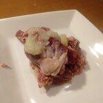 昭和ホルモン亭 - にんにく豚ハラミ630円