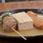 大八 - とりだんご、焼き豆腐、ごぼてん