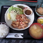 居食庵 えにしや - 唐揚げ定食