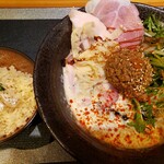 Taitammensemmontendakishimetai - 鯛担麺と鯛めしのセット